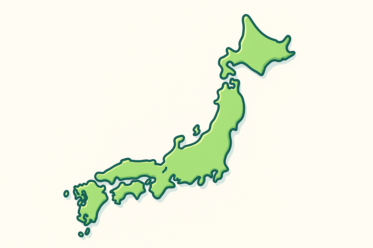 対応エリアの日本地図