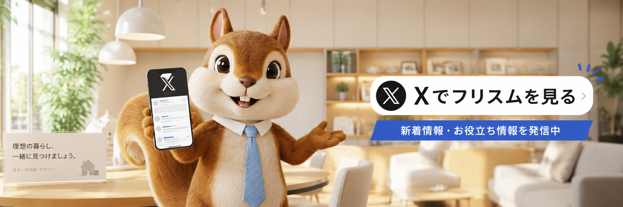 フリスム公式Xの案内